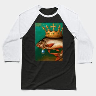 Fish with a Crown Baseball T-Shirt